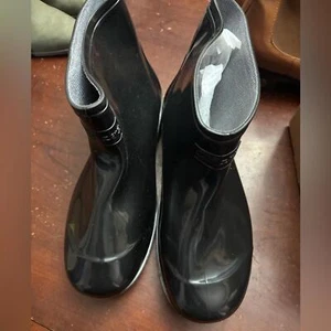 Woman size 44 booties rubber rain ankle farm chicken quality garden brand new - Picture 1 of 5