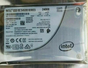240GB Intel DC S4500 Series SSD 2.5'' SATA3 Solid State Drive SSDSC2KB240G7 Used - Picture 1 of 3