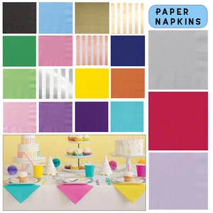 Servilletas de papel desechables para fiestas servilletas 2 capas servilletas de papel de seda de color liso - Imagen 1 de 29