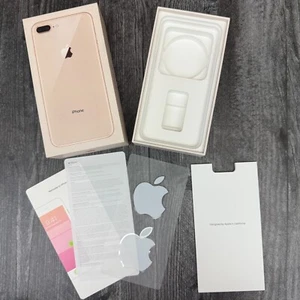 Apple iPhone 8 Plus 256 Go BOITE SEULE or boîte ouverte autocollants inserts guide - Photo 1 sur 10