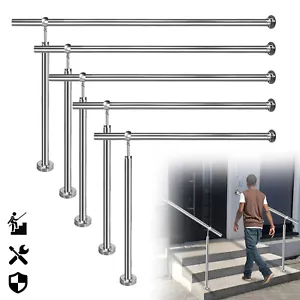 Edelstahl Geländer Bausatz Wandhandlauf Treppe Brüstung Eingangsgeländer Neu DE - Bild 1 von 18