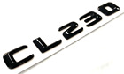 Cl230 Gloss Black Fit Mercedes Rear Trunk Emblem Badge Nameplate Decal Numbers