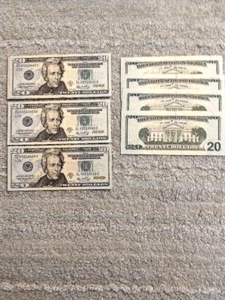 2006 $20 FRN'S SF (L) DIST * EIGHT CONSECUTIVE S/N'S* GEM CU - Picture 1 of 2