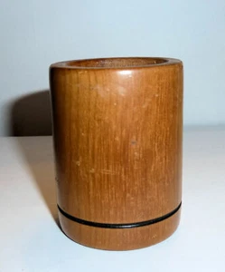 Myrtlewood Wood TOOTHPICK HOLDER Gay's Gift PHILOMATH Oregon 1960s Wood - Picture 1 of 2