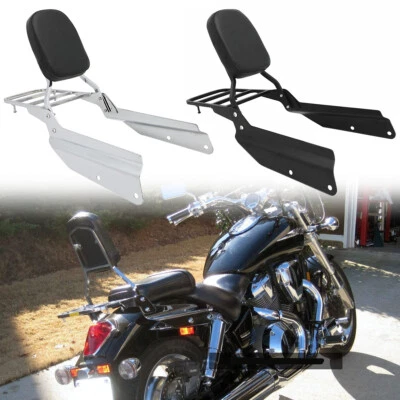 Backrest Sissy Bar Luggage Rack for 02-Up Honda VTX1300 VTX1800 ONLY C & F Model - Image 1 of 4