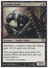 Magic the Gathering MTG Nantuko Husk (148) Ninth Edition   LP
