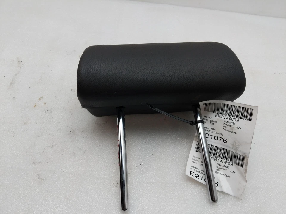 2012 BMW X5 Right Passenger Side Rear Headrest - OEM - Image 1 of 4
