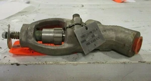 CONVAL Clampseal Full Port Y-Pattern Globe Stop Valve 1/2" 1500 Socket Weld 12G2 - Picture 1 of 9