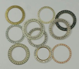 Chapter date ring dials assortment x12 Steampunk watchmakers repairs watch parts - Picture 1 of 1