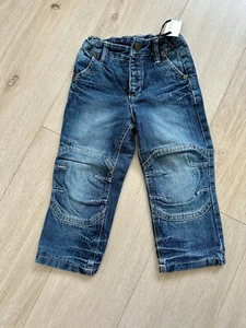 Jungen Jeans Hose Gr. 92 Impidimpi neuwertig gefüttert Verstellbarer Bund - Bild 1 von 4