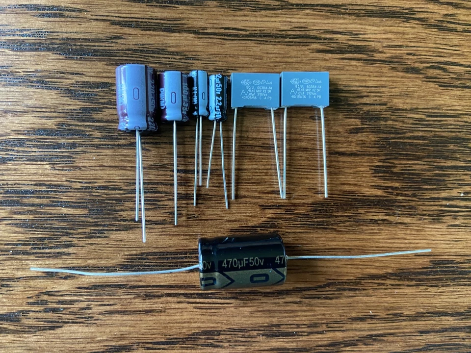 Harman-Kardon ST-7 ST-8 Recap Kit Capacitors Turntable Repair Set for Rabco - Image 1 of 1