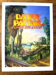 1990's Surfing Poster by Bill Ogden- Dawn Patrol A California Surfing Adventure - Picture 1 of 2