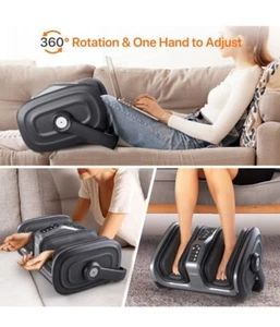 Foot and Calf Massage System w/ Air Compression Heat Shiatsu Kneading - Picture 1 of 6