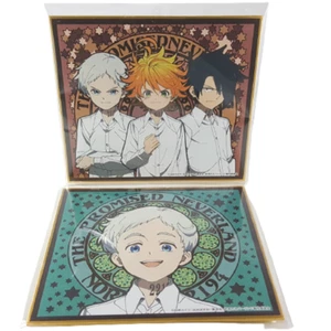 The Promised Neverland Ray Emma Norman Shikishi board set Granup Colleciton toy - Picture 1 of 5