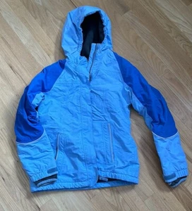 Lands' End Blue Snow Jacket - Size M (10-12) - Excellent Condition - Picture 1 of 2