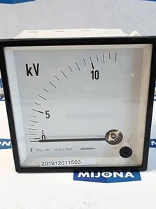 Volómetro GOSSEN AC 0-10kV 10000/110V 96X96mm - Imagen 1 de 2