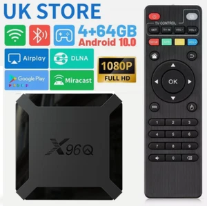Android 13.0 Smart TV Box 4K HDMI Quad Core HD 4GB 64GB WIFI Media Stream Player - Picture 1 of 50