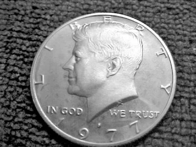1977 S PROOF KENNEDY HALF DOLLAR - FROM PROOF SET  - Image 1 of 2