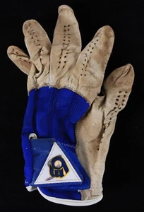 1981-83 Ned Yost Milwaukee Brewers Game Worn Schlaghandschuh (MEARS LOA) - Bild 1 von 1
