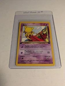 Abra 49/82 1st Edition Team Rocket Pokémon TCG - Picture 1 of 5