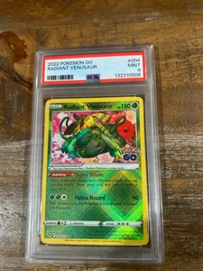 POKEMON 2022 GO RADIANT VENUSAUR #004 PSA 9 Mint RARE - Picture 1 of 2