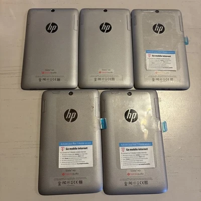 5 Hp Slate 7HD Tablets (UNTESTED) for Parts Or Repair - Image 1 of 2