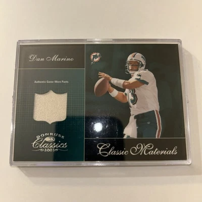 Dan Marino 2003 Donruss Classics Materiales Clásicos Juego Usado Pantalones Reliquia/400 Foto 1 de 2