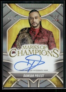 2025 Topps Chrome Damian Priest #MOC-DP Marks of Champions Auto Refractor /175 - Picture 1 of 2