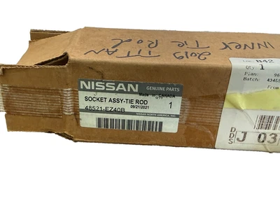 Barra de amarre interior de engranaje de dirección original OEM 2016-2024 Nissan Titan 48521-EZ40B Foto 1 de 3