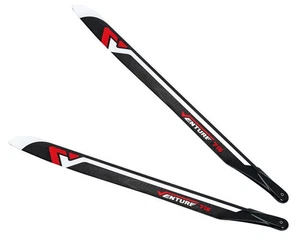 Venture Blades 716mm Premium Carbon Fiber Main Blades (Red) (2) [VEN-VT-716R] - Picture 1 of 1
