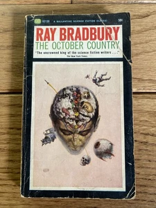 Horror Novel: Ray Bradbury - The October Country - 1964- Third Printing PB - Foto 1 di 16