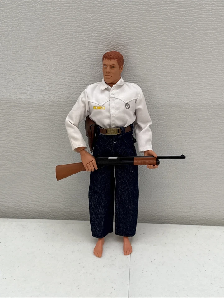 Boneco de ação GI Joe Texas Ranger Manhunt 12" 2001 sem chapéu/botas - Imagem 1 de 4