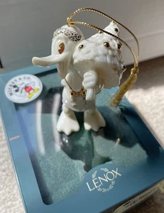 De colección Lenox Pato Donald Porcelana Árbol de Navidad Adorno Disney Nuevo en Caja Borde Dorado - Imagen 1 de 12