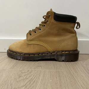 VINTAGE DR MARTENS WHEAT HI TOP MADE IN ENGLAND BOOTS US7 MENS RARE Y2K - Bild 1 von 14