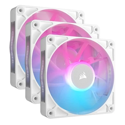 CORSAIR iCUE LINK RX120 RGB weiß | 3er-Pack 120mm Gehäuselüfter - Bild 1 von 4