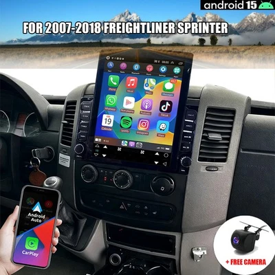 ANDROID 9.7"  STEREO RADIO APPLE CARPLAY GPS FOR 2007-2018 FREIGHTLINER SPRINTER - Image 1 of 4