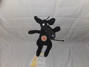 Sigikid Beasts Town Rat BLACK FRIDAY Germany Wool Plush Whimsical - Picture 1 of 8