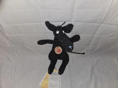 Sigikid Beasts Town Rat BLACK FRIDAY Germany Wool Plush Whimsical - Image 1 of 4