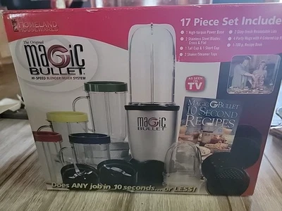 Magic Bullet Express Blender 17 Pc Set Smoothie Chopper Juicer Complete Set - Image 1 of 4