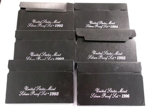 (6) Lote de conjunto de prueba de plata de Estados Unidos de la década de 1990 - Imagen 1 de 14