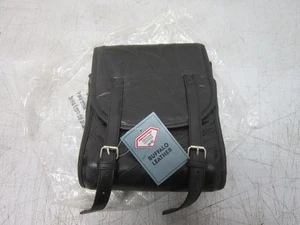 Diamond Plate Buffalo Leather Sissy Bar Bag - Picture 1 of 6