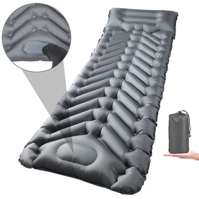 Isomatte selbstaufblasend Camping Luftmatratze Matratze Campingmatte Fußpumpe - Bild 1 von 4