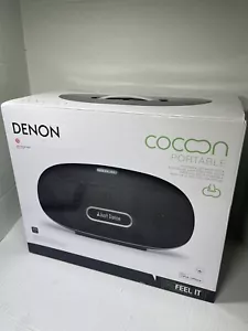 Sistema de altavoces Denon DSD-300 Cocoon Powered base y control remoto negro completo con caja - Imagen 1 de 11
