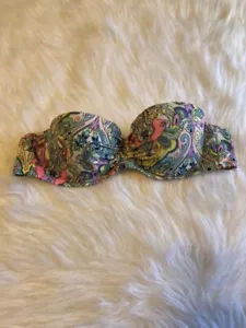 Top costume da bagno donna Victoria's Secret bikini taglia 34A senza spalline - Foto 1 di 8