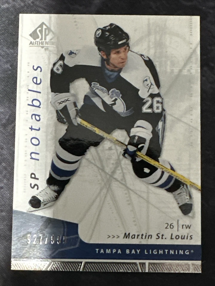 2006-07 SP Authentic SP Notables 136 Martin St. Louis Tampa Bay Lightning - Image 1 of 3