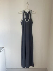 James Perse Women's Racerback Ringer Maxi Jersey Dress in Indigo Size 1/SMALL - Picture 1 of 6