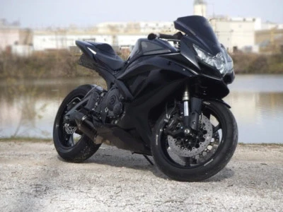 Kit de carenado negro de inyección de carrocería GSXR 600 750 2008-2010 m032 Foto 1 de 4