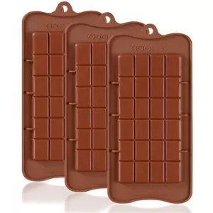 Pritogo Schokoladenform aus Silikon zum Backen 3er Set, Flexible Form - Bild 1 von 6