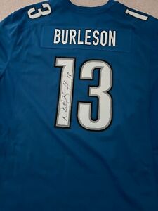 Nate Burleson Autographed Nike On-Field XL Detroit Lions Jersey - New with tags.