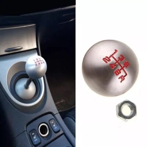 Silver Manual Gear Shift Knob Type R 6 Speed M10x1.5 Aluminum For Honda Civic - Picture 1 of 7